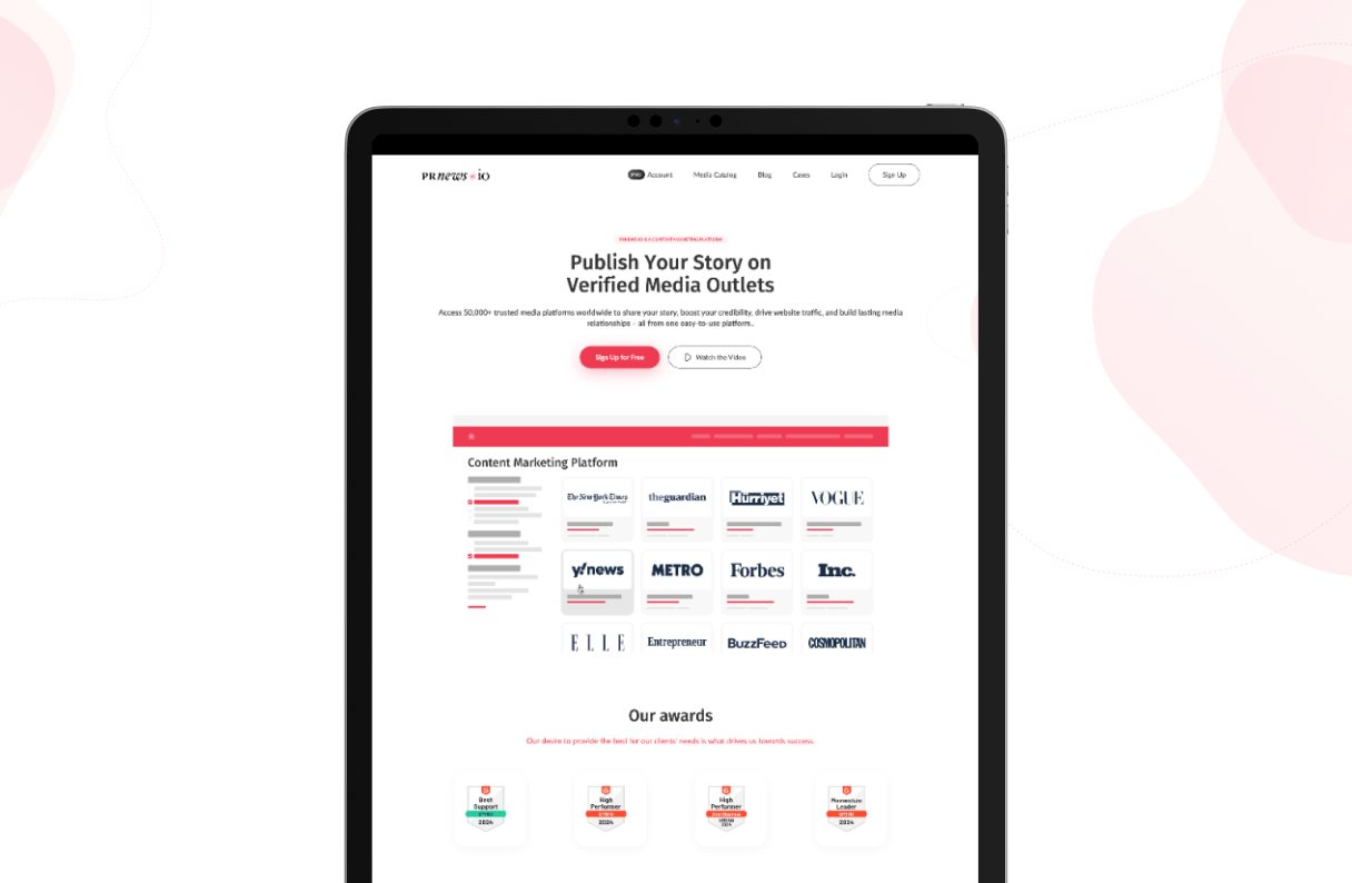 Feedback about me by PRNEWS.IO